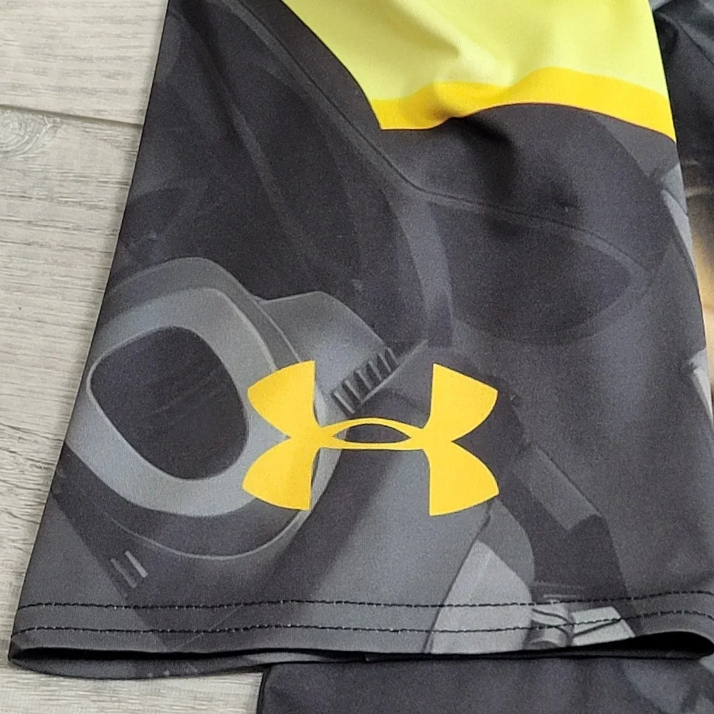 🔥Under Armour 2014 Transformer BUMBLEBEE Shirt Mens XL Alter‎ Ego Compression